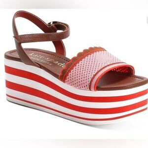 Kate Spade New York Highrise Spade Wedges Size 8